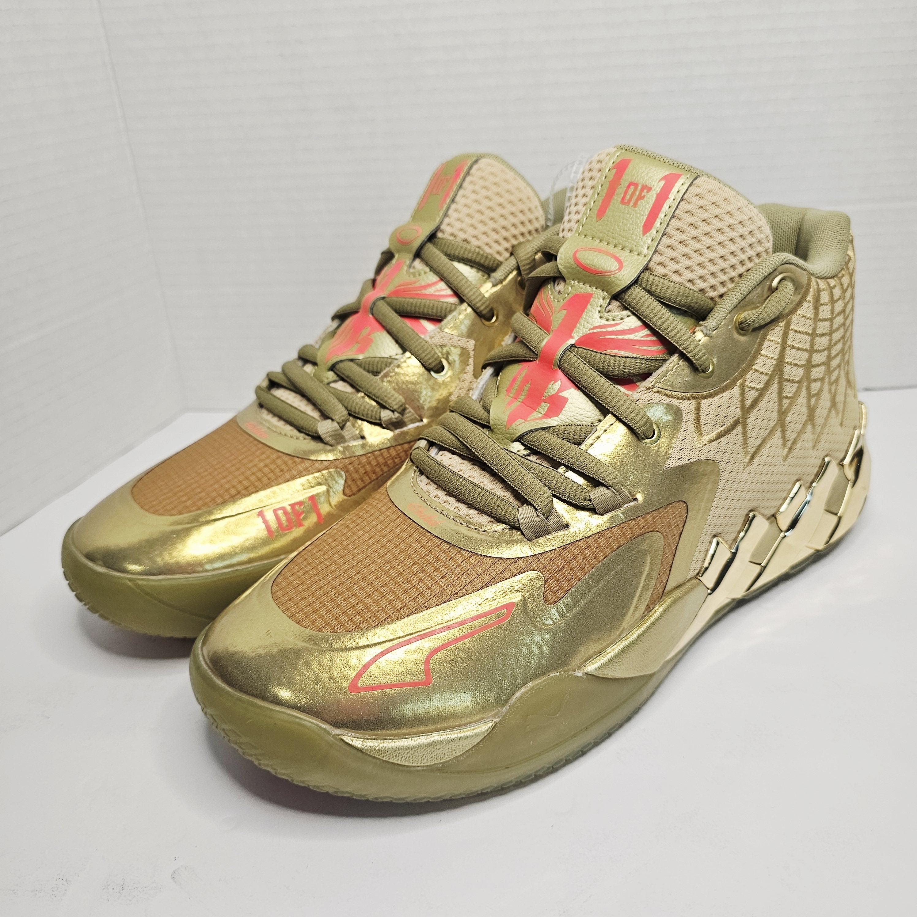 Puma X Lamelo Ball Mb.01 "Golden Child" Puma Gold Mens 10 New No Box